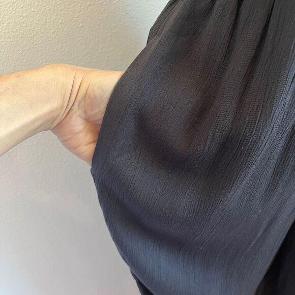 PrAna Fernie Wide Leg Jumpsuit Black NWT Lightweight Cover-Up Size Small - Picture 5 of 16